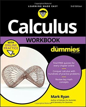 portada Calculus Workbook For Dummies (en Inglés)