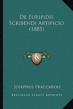 portada De Euripidis Scribendi Artificio (1885) (en Latin)