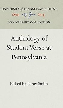 portada Anthology of Student Verse at Pennsylvania (in English)