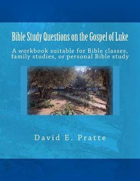 portada Bible Study Questions on the Gospel of Luke: A workbook suitable for Bible classes, family studies, or personal Bible study (en Inglés)