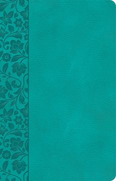 portada CSB Large Print Personal Size Reference Bible, Teal Leathertouch, Indexed (in English)