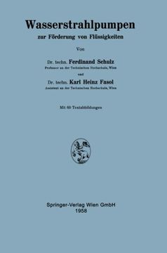 portada Wasserstrahlpumpen zur Förderung von Flüssigkeiten (German Edition)