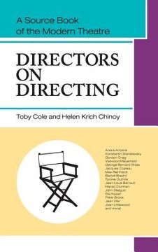 portada Directors on Directing: A Source Book of the Modern Theatre