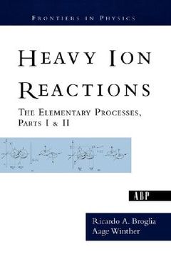 portada heavy ion reactions: the elementary processes, parts i&ii (en Inglés)