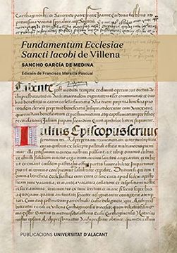 portada Fundamentum Ecclesiae Sancti Iacobi de Villena