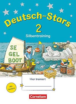 portada Deutsch-Stars - Allgemeine Ausgabe: 2. Schuljahr - Silbentraining: Übungsheft. Mit Lösungen (en Alemán)