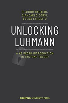 portada Unlocking Luhmann – a Keyword Introduction to Systems Theory (Biup General (Col)) (en Inglés)