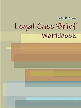 portada legal case brief workbook (en Inglés)