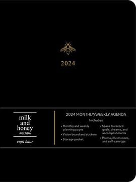 portada Milk and Honey 12-Month 2024 Monthly (en Inglés)