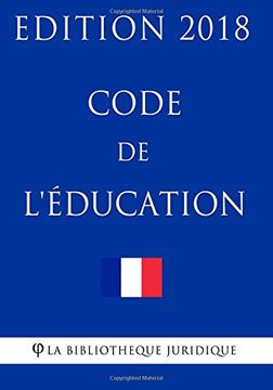 portada Code de L'education: Edition 2018 (Paperback) 