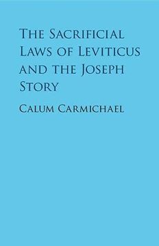 portada The Sacrificial Laws of Leviticus and the Joseph Story (en Inglés)