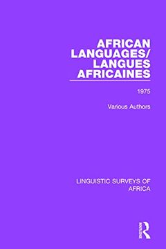 portada African Languages (en Inglés)