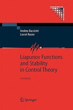 portada liapunov functions and stability in control theory (en Inglés)