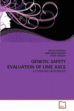 portada genetic safety evaluation of lime juice (en Inglés)