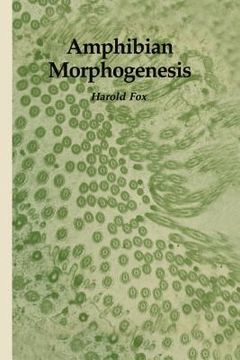 portada Amphibian Morphogenesis (en Inglés)