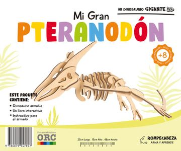 portada Mi Dinosaurio Gigante 3d. Mi Gran Pteranodón / pd.