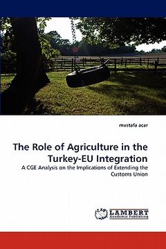 portada the role of agriculture in the turkey-eu integration (en Inglés)