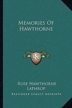 portada memories of hawthorne (in English)