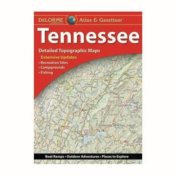 portada Delorme Atlas & Gazetteer: Tennessee (en Inglés)