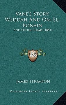 portada vane's story, weddah and om-el-bonain: and other poems (1881) (en Inglés)