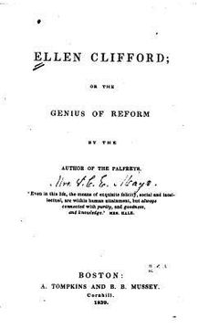 portada Ellen Clifford, Or the Genius of Reform (en Inglés)