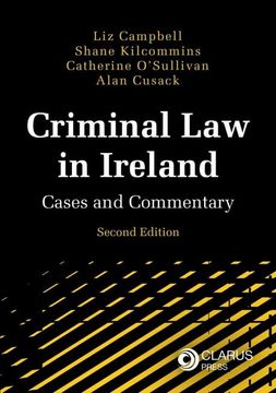 portada Criminal law in Ireland 2nd Edition: Cases and Commentary (en Inglés)