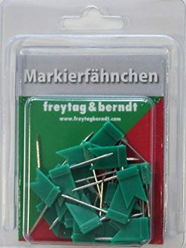 portada Freytag-Berndt Fähnchen, pin Fähnchen Grün, 30 Stk. Packung, 32 mm Stecklänge (Freytag & Berndt Bücher + Specials) (en Alemán)