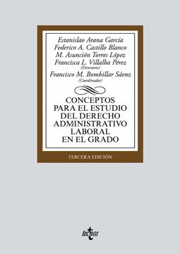portada Conceptos Para el Estudio del Derecho Administrativo Laboral en el Grado