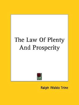 portada the law of plenty and prosperity (en Inglés)