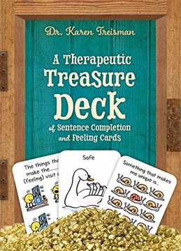 portada A Therapeutic Treasure Deck of Feelings and Sentence Completion Cards (Therapeutic Treasures Collection)