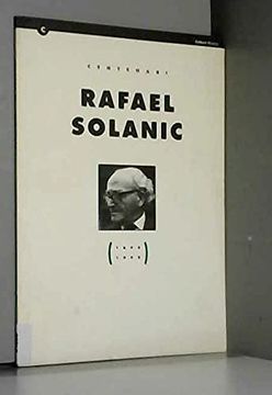 portada Centenari Rafael Solanic (1895-1995) (in Catalá)