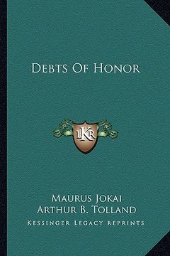 portada debts of honor (en Inglés)