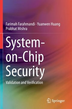 portada System-On-Chip Security: Validation and Verification (en Inglés)