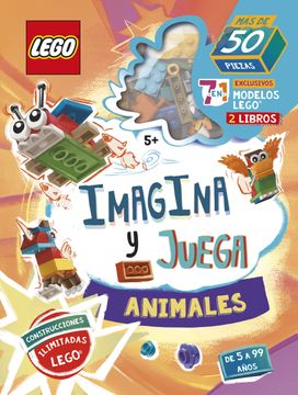 portada LEGO ICONIC. Imagina y juega. Animales (in Spanish)