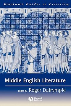 portada middle english literature: a guide to criticism (en Inglés)