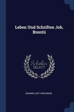portada Leben Und Schriften Joh. Brentii (en Inglés)