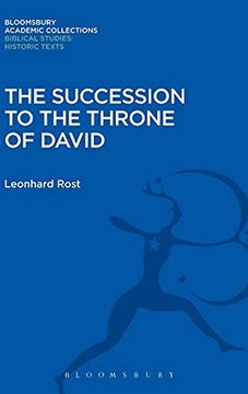 portada The Succession to the Throne of David (Bloomsbury Academic Collections: Biblical Studies) (en Inglés)