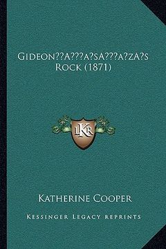 portada gideona acentsacentsa a-acentsa acentss rock (1871) (in English)