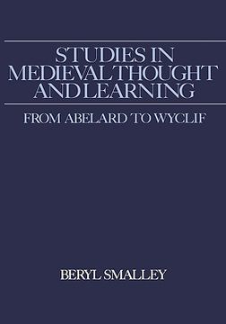 portada studies in medieval thought and learning from abelard to wyclif (en Inglés)