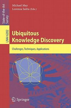 portada ubiquitous knowledge discovery: challenges, techniques, applications