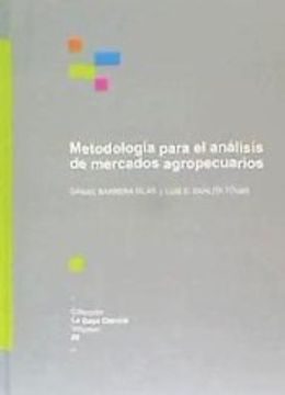 portada Metodología Para el Análisis de Mercados Agropecuarios (in Spanish)