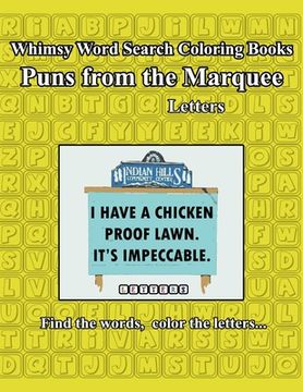 portada Whimsy Word Search, Puns from the Marquee, Letters (en Inglés)