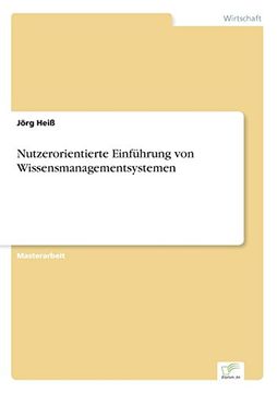 portada Nutzerorientierte Einführung von Wissensmanagementsystemen (German Edition)