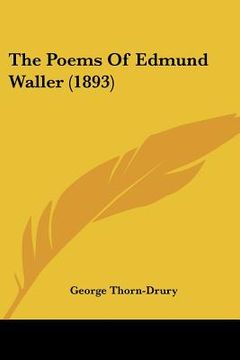 portada the poems of edmund waller (1893) (in English)