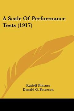 portada a scale of performance tests (1917) (in English)