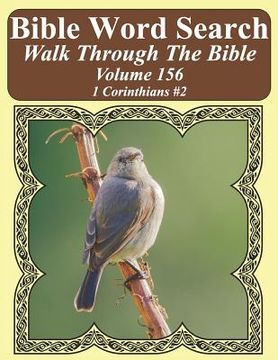portada Bible Word Search Walk Through The Bible Volume 156: 1 Corinthians #2 Extra Large Print (in English)