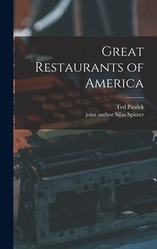 portada Great Restaurants of America (en Inglés)