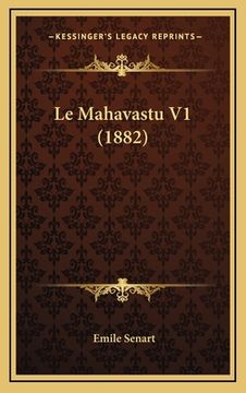 portada Le Mahavastu V1 (1882) (in French)
