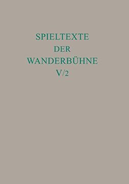 portada Spieltexte der Wanderbühne, bd 5 (en Alemán)