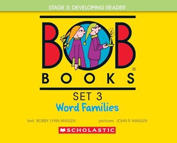 portada Bob Books - Word Families Hardcover Bind-Up | Phonics, Ages 4 and up, Kindergarten, First Grade (Stage 3: Developing Reader)